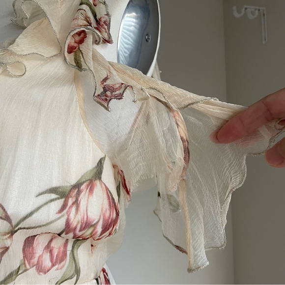 V7 NFC Chiffon Floral Dress - Picture 10 of 11